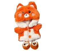 TTETTZ Capucha Y Zapatos para Muñecos de Peluche. Accesorios para Fotos. Coordinación de Moda Práctica. Haz Tus Propias Muñecas. Vístete para Muñeca, Zorro