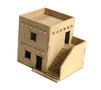 TTETTZ Casa de Muñecas Kit de Ensamblaje Maqueta Arquitectónica Rompecabezas Cerebrales Modelo Decorativo Juguete Creativo Adecuado para Regalos Escenografía, Estilo b