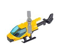 TTETTZ de Metal Maqueta Avión Simulación Miniatura Hélice Rotativa Extracción Adecuado para Niños Colección Escritorio Regalo, Amarillo