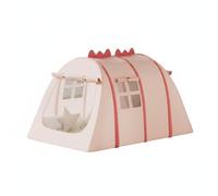 TTETTZ Dinosaurio de Juegos Estructura Portátil Confección Oxford Ensamblaje Sencillo Área Cómoda Adecuada para Entornos Escolares y Playrooms, Rosa, S G