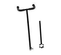 TTETTZ Empuñadura Universal para Barra de Empuje Extensión de Manillar Apoyabrazos Desmontable Barra Ajustable con Esponja Ergonómica Accesorios Resistentes, Negro