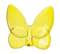 TTETTZ Estatua de Mariposa Cristal Figura Decorativa Animal Coleccionable Adorno Brillante para Regalo en Cumpleaños Aniversario Boda Decoración Hogar Oficin, pequeño Amarillo, Individual