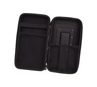 TTETTZ Estuche para Micrófono con Bolsa Rígida Protectora Funda Portátil con Espuma Interna Organizador con Bolsillo de Malla Y Asa Adecuado para Salidas Neg, Correa Elástica de 2 Micrófonos