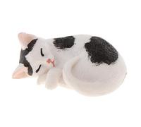 TTETTZ Figura Animal Realista Decoración Escritorio Juguete Modelo Colección Acción Enseñanza Manual Plástico Adecuado para Aprendizaje Infantil Regalo Inter, Lado Panda durmiendo PL127-1518