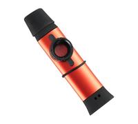 TTETTZ Flauta Kazoo portátil con cuerda y 5 membranas, ideal para músicos en formación, Rojo