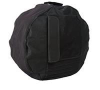 TTETTZ Funda para Bombo con Sus Correas Ajustables Y Bolsillo Frontal Plástico Oxford Robusto Y Práctico Lleva Baquetas Y Repuestos Adecuada para Músicos Del, Negro, 24 pulgadas