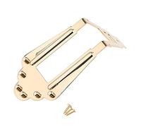 TTETTZ Jazz Guitarra Pieza Trasera Puente Recambio para Guitarra Eléctrica de Seis Cuerdas Elemento para Guitarra Archtop de Cuerpo Hueco Puente de