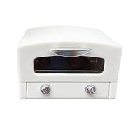 TTETTZ Juego de Electrodoméstico de Cocina con Cafetera Microondas Panificadora Juguete Simulación Plástico Adecuado para Niños Juego Educativo, Horno de microondas Beige