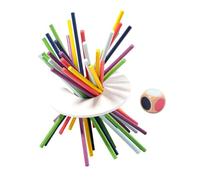 TTETTZ Juego de Palillos Educativo de Madera para Niños Incluye Dados y Tablero para Mejorar la Coordinación y el Razonamiento Entrenamiento de
