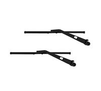 TTETTZ Limpiaparabrisas para Coche RC Escobillas Accesorio Repuesto Metal Sólido Instalación Rápida Mejora Estética Compatible con SCX10III 90046 Crawler 1