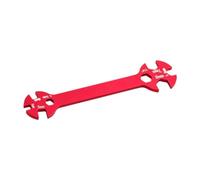 TTETTZ Llave Abierta Herramienta RC Ajuste Varilla Aleación de Aluminio Ligera Y Duradera para Uso en Mecánica Profesional Y Aficionados a Modelos de Coches, Rojo