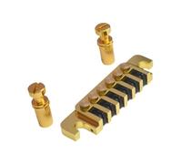 TTETTZ LP Puente Puente de silla de montar para 6 cuerdas Guitarra eléctrica Guitarra Electric Guitar Bridge Tailpiel, Oro