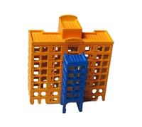 TTETTZ Maqueta de Edificios Modelo de Arquitectura para Diseño de Paisaje Ferroviario con Material PP Adecuado para Decoración de Trenes Arte Manual Presenta, Estilo L
