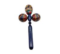 TTETTZ Maraca Rumba Shaker Instrumento de percusión para actuaciones musicales en latinos, Azul