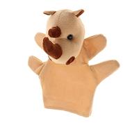 TTETTZ Marioneta de Mano Animal Juguete de Guante Muñeco de Peluche Marioneta de Aprendizaje Fabricada en Felpa Suave Y PP Adecuada para Niños Cuentacuentos, Rinoceronte