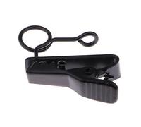 TTETTZ Micrófono Clip de Pinza de Micrófono Anillo Mini para Micrófono Ligero Metal Adecuado para Clases Espectáculos Oficinas 1x2.2x0.6cm