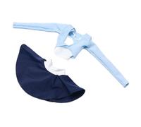 TTETTZ Miniatura Figura Falda Deportivo Muñeca Ropa Accesorios Durabilidad Tacto Suave Adecuado para Creación Artística Colección Y Decoración, Azul