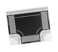 TTETTZ Miniatura Intersección Modelo para Recrear Escenarios Urbanos con Diseño de Realista Material PP Decoración de Paisaje Arquitectónico Adecuado, 28cmx23cm