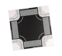 TTETTZ Miniatura Intersección Modelo para Recrear Escenarios Urbanos con Diseño de Realista Material PP Decoración de Paisaje Arquitectónico Adecuado, 28cmx28cm