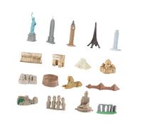 TTETTZ Modelos de Monumentos Simulación de Estructuras Arquitectónicas Kits de Construcción Edificio Histórico Miniatura Material Resistente Adecuado para en, 17 Piezas
