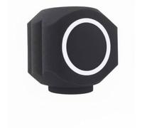 TTETTZ para Micrófono de Estudio Absorbente de Sonido Amortiguador Antirruido Pantalla Interior Protector Portátil Adecuado, F13 Aislamiento Acústico De Espuma Malla Negra Horizontal