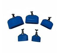 TTETTZ Percussion Block Bloque Accesorio Instrumento Percusión Clamp Metálico Estabilidad Impacto Ofrece Tonos Adecuado para Presentaciones Grabaciones Práctica Diaria, Azul
