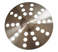 TTETTZ Platillo Perforado Platillo Batería Accesorio Orquesta Elemento Percusivo Gran Durabilidad Timbre Adecuado para Orquestas Clases Estudios Caseros, 39.8 Cm