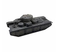 TTETTZ Réplica de Vehículo Militar Miniatura de Coleccionable con Detalle en Escala y Múltiples Torres Función Listo para Exhibir Adecuada para Coleccionistas y Cuartos Temáticos