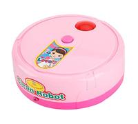 TTETTZ Robot Juguete Limpiador Aspiradora Infantil Mopa de Limpieza Simulación Música Luz Material Seguro Adecuado para Niños de 3 a 6 años Juego de Roles Re, Rosa