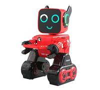 TTETTZ Robot Juguetes Inteligentes Interactivos Programables Control Remoto de Gestos Función Baile Material Plástico Función Cuentos Adecuado para Re, Rojo