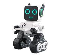 TTETTZ Robot Juguetes Inteligentes Interactivos Programables Control Remoto de Gestos Función Baile Material Plástico Función Cuentos Adecuado para Re, Blanco