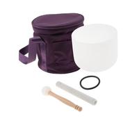 TTETTZ Set de cuencos tibetanos con baquetas, estuche para meditación y sonido, kit portátil para viajes, 10 Inch Set