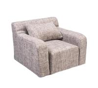 TTETTZ Sofá para Casa de Muñecas 1/6 Sillón Miniatura Retro Accesorio para Figuras de Acción Confeccionado y Esponja Adecuado para Personalización y