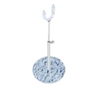 TTETTZ Soporte para Muñecas Stand Expositor Altura Ajustable Base Sólida U de Metal Material Estable PP Compatible con Muñecas BJD 1/12 Escala Adecuado para, Transparente