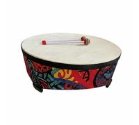 TTETTZ Tambor Infantil Niños Percusión Madera Instrumento Piso 22pulgadas con Baquetas Adecuado para Actividades Recreativas Ambientación Escolar Ejercicios de en Grupos Infantiles, Estilo 3