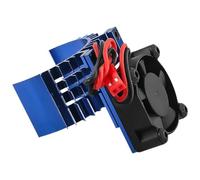 TTETTZ Ventilador de Refrigeración Motor RC Disipador Ventilador Estable Aleación Aluminio Fácil Montaje Adecuado para Coches Teledirigidos Carreras, Azul