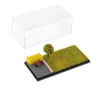 TTETTZ Vitrina para Modelos de Vehículos a Escala 1/64, Protección contra Polvo, Espacio de Estacionamiento para Figuras, Escena de Otoño