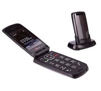 TTfone Star TT300 - Teléfono móvil tipo concha (básico con botones grandes) color gris, Versión extranjera, No tiene idioma español