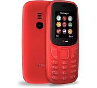 TTfone TT170 Teléfono Móvil con Pantalla de 1.8 Pulgadas Desbloqueado y Funciones Sencillas (Rojo, con Cargador)