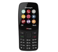 TTfone TT175 - Teléfono móvil de 2.4 Pulgadas sin Sim Dual Sim Basic Simple Feature - Desbloqueado con cámara, antorcha, Juegos Multimedia y Bluetooth, Paga por lo Que vayas (O2, con crédito de £0