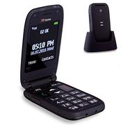 Ttfone TT500 Meteor - Móvil Libre (Bluetooth, Pantalla de 2.4", MicroSD, Botones Grandes), Color Rojo