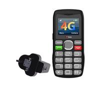TTfone TT890 4G - Teléfono móvil para Personas Mayores fácil de Usar con botón de Asistencia de Emergencia, Carga USB-C, Bluetooth, cámara, Desbloqueado (con Cargador de Red)