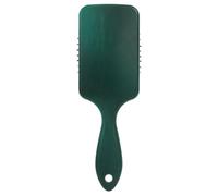 Ttgoth Hunter Green - Cepillo de pelo de color sólido para mujeres y hombres, antiestático, cojín de aire, peine desenredante, cepillo desenredante para cabello rizado, liso, húmedo o seco