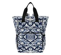 Ttgoth Toile - Mochila para pañales impermeable con soportes aislados para biberones, mochila de viaje con correas para cochecito para mamá y papá