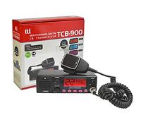 TTI-TCB Radio CB 900 Fuente de alimentación de 12-24 V con Altavoz Frontal, Am-FM, 12V-24V, 4W, Escaneo, ASQ, Bloqueo