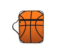 TTIGLHOH Bolsa de almacenamiento de la Biblia impresa de baloncesto, resistente al agua, portador de tela Oxford, estuche organizador de estudio de iglesia
