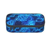 TTIGLHOH DNA Chain - Estuche para lápices de gran capacidad, elegante estuche para lápices, organizador para oficina, universidad, escuela, Black, Talla única, Organizador de bolsas