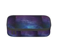 TTIGLHOH Estuche para lápices de gran capacidad, diseño de universo con estrellas y galaxia interestelar, elegante bolsa organizadora para lápices, oficina, universidad, escuela, Black, Talla única