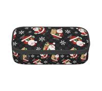 TTIGLHOH Estuche para lápices de gran capacidad, elegante estuche para lápices, organizador para oficina, universidad, escuela, Black, Talla única, Organizador de bolsas