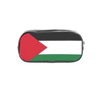 TTIGLHOH Estuche transparente para bolígrafos con la bandera de Palestina, organizador de cosméticos impermeable, portátil para herramientas de arte